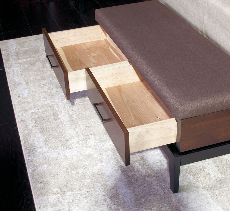 Linea Storage Bench