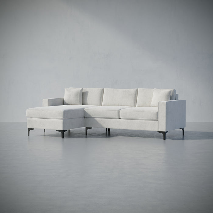 /White Plush Chenille