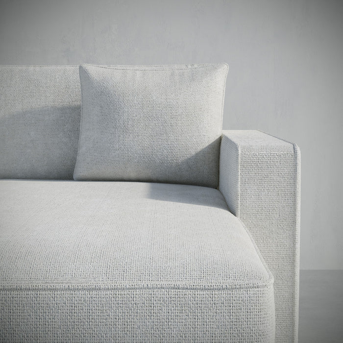 /White Plush Chenille
