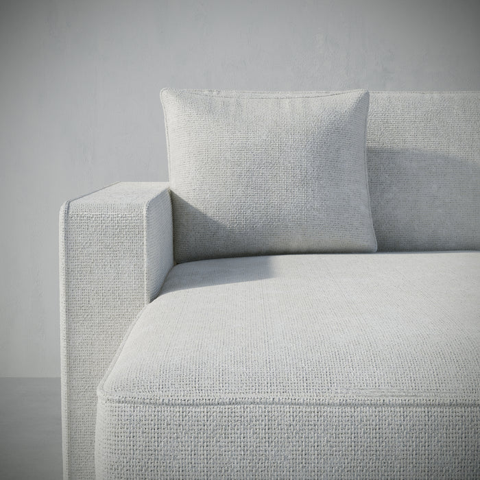 /White Plush Chenille
