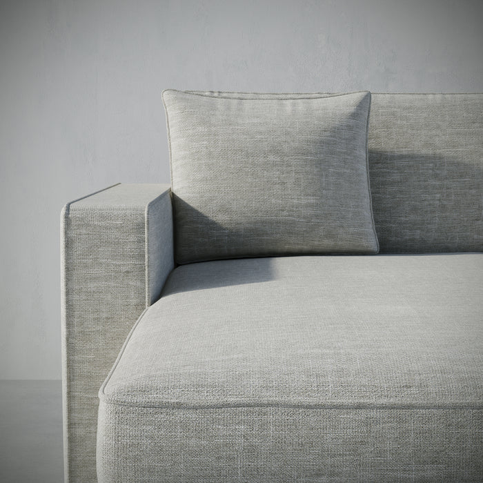 /Light Gray Linen Look