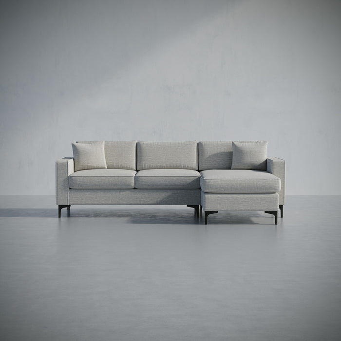 /Light Gray Linen Look