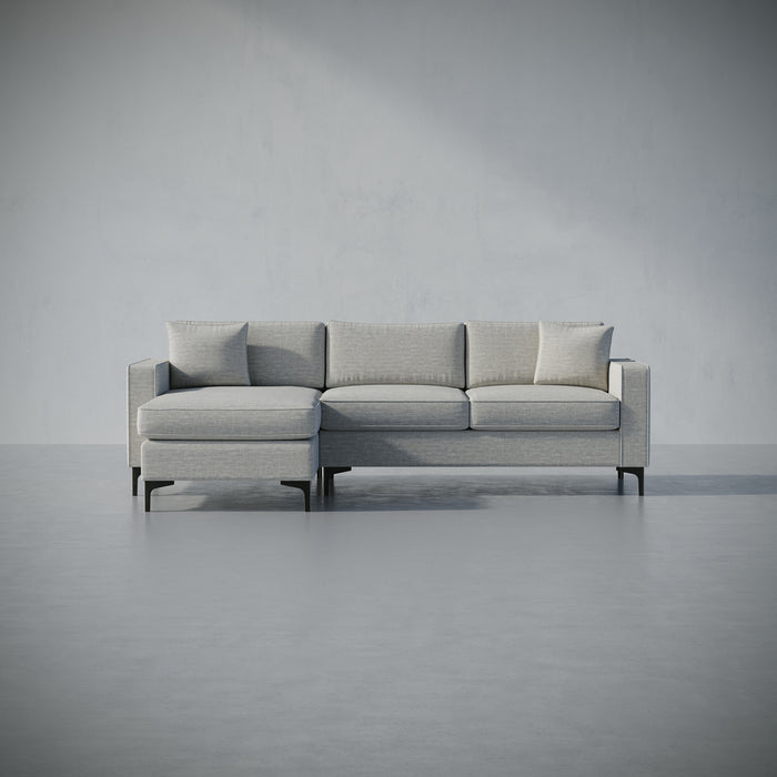 /Light Gray Linen Look