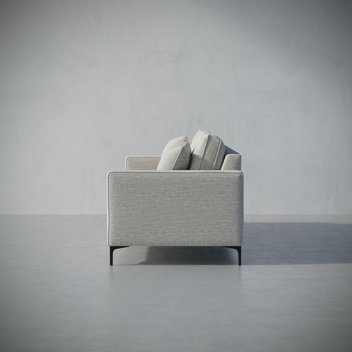 /Light Gray Linen Look