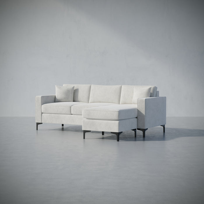 /White Plush Chenille