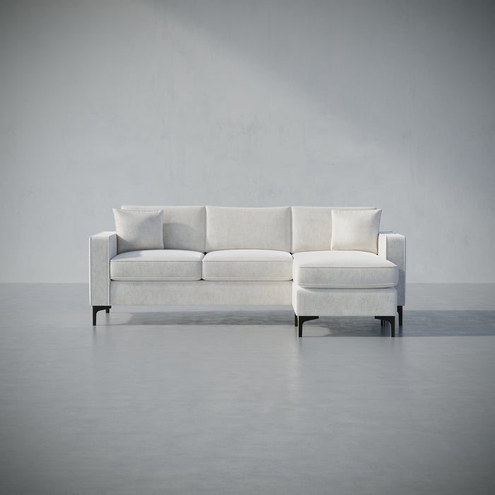 /White Plush Chenille