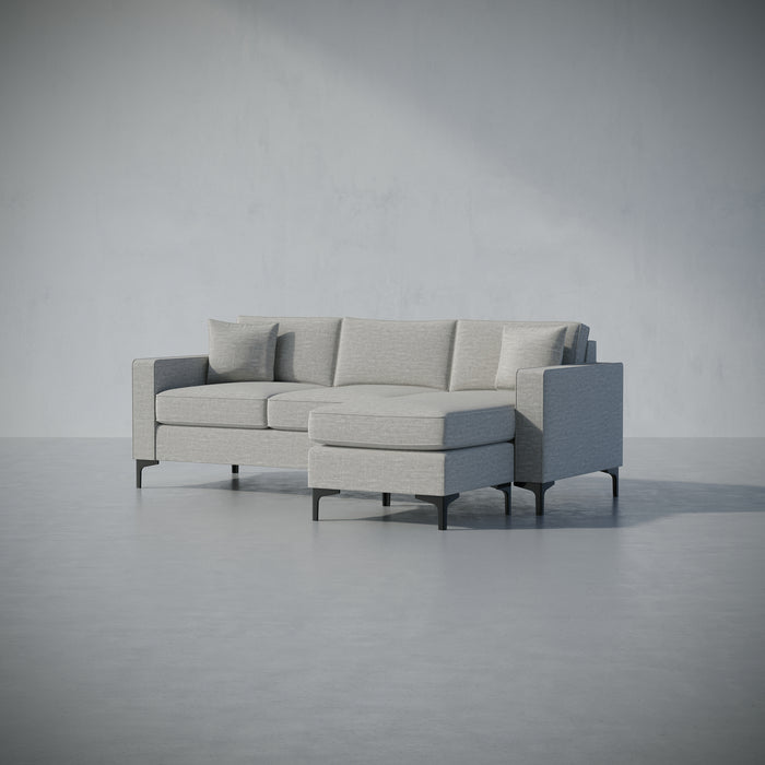 /Light Gray Linen Look