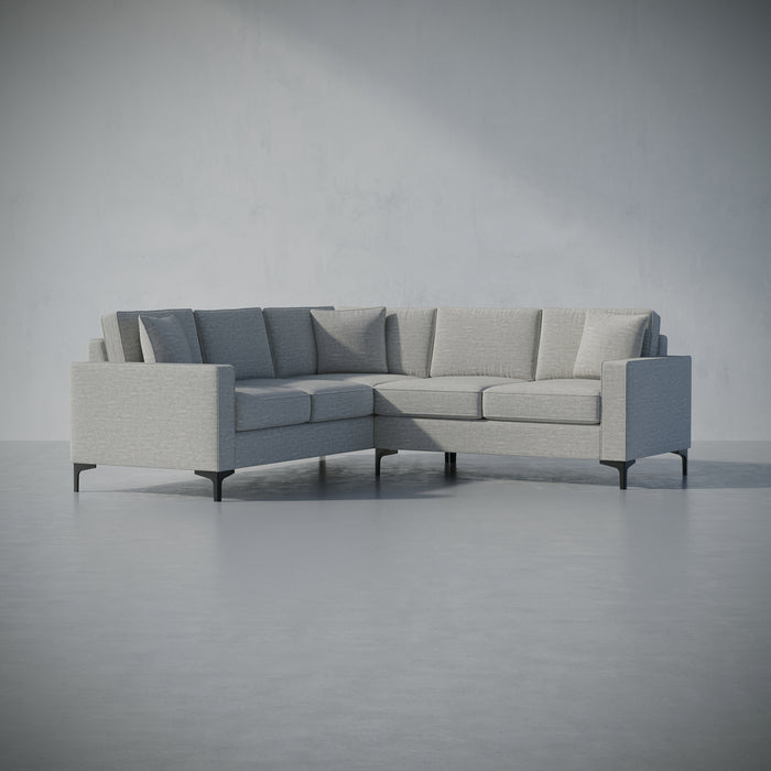 /Light Gray Linen Look