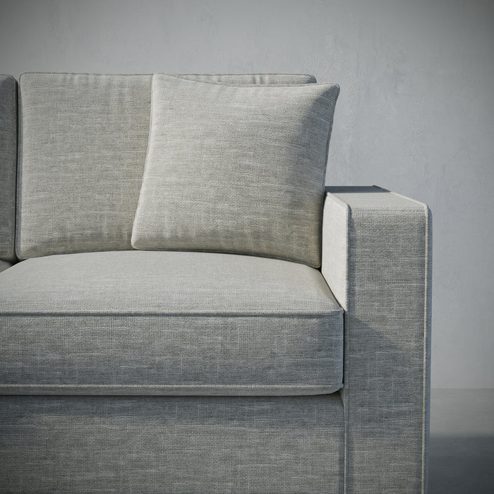 /Light Gray Linen Look