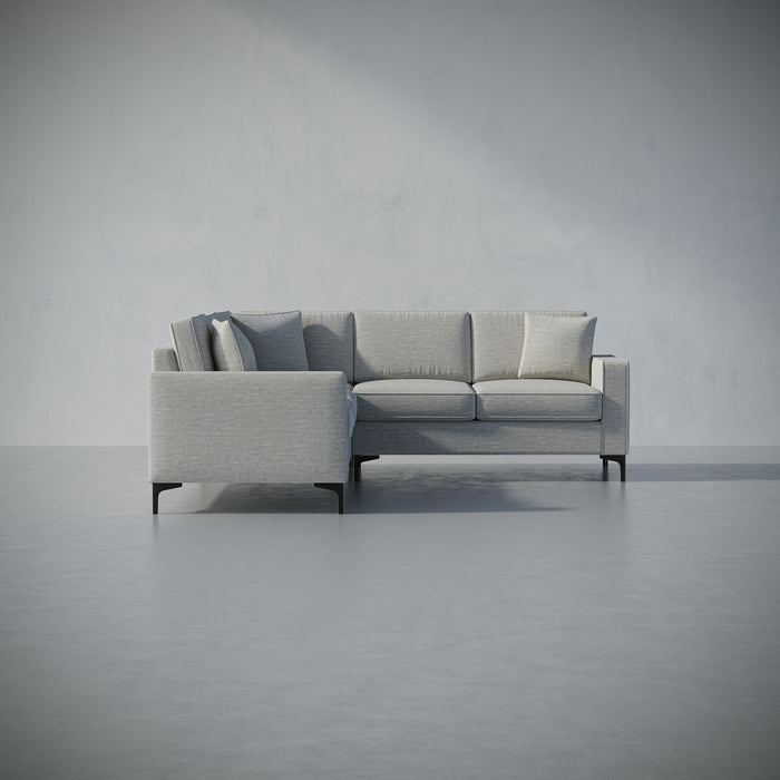 /Light Gray Linen Look