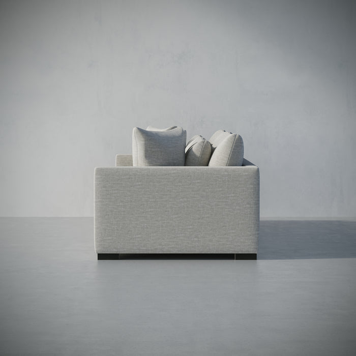 /Light Gray Linen Look