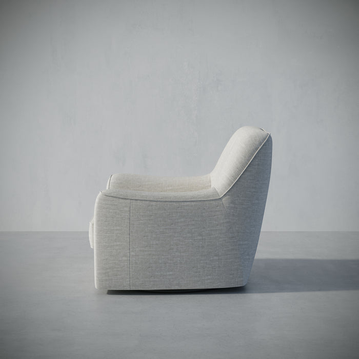 /Light Gray Linen Look