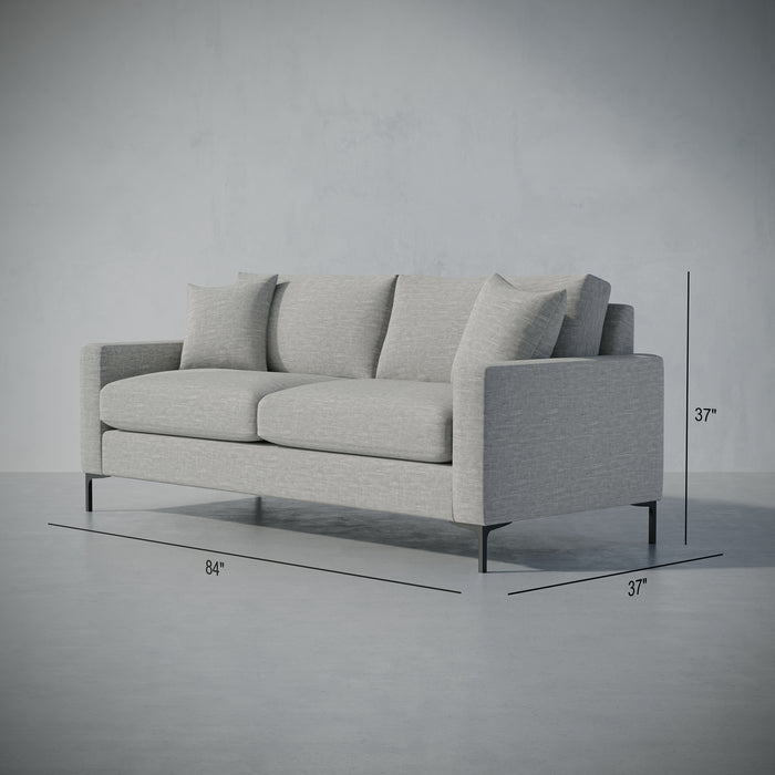 /Light Gray Linen Look