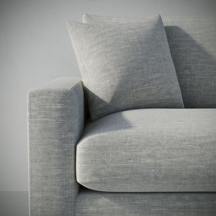 /Light Gray Linen Look