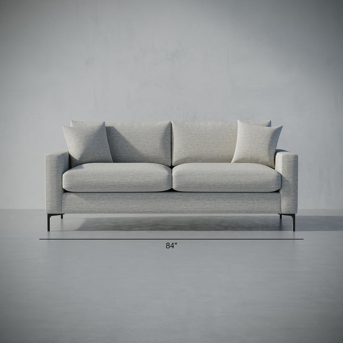 /Light Gray Linen Look
