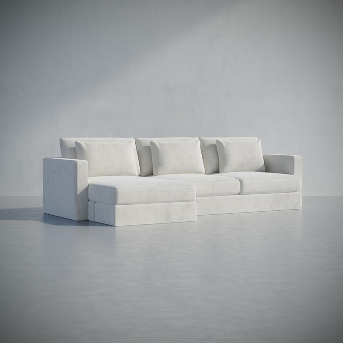 /White Plush Chenille