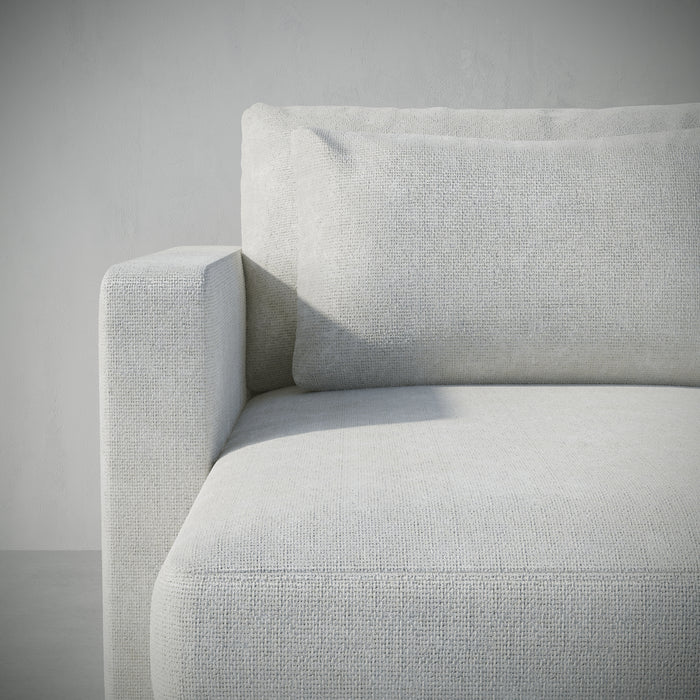 /White Plush Chenille
