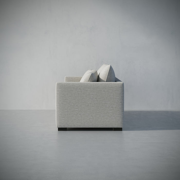 /Light Gray Linen Look