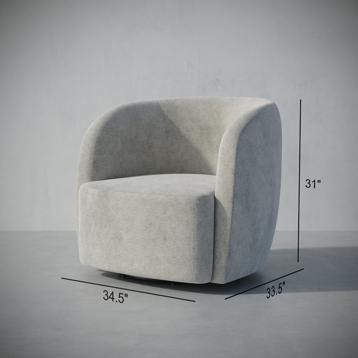 /Travertine Plush Chenille