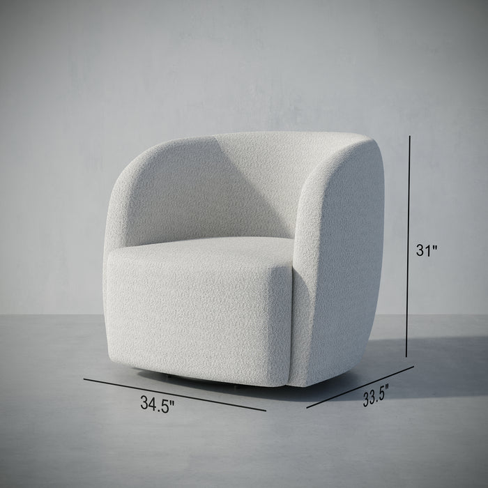 /White Boucle
