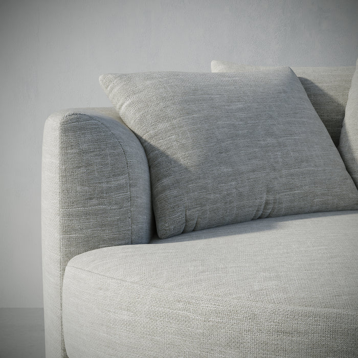 /Light Gray Linen Look