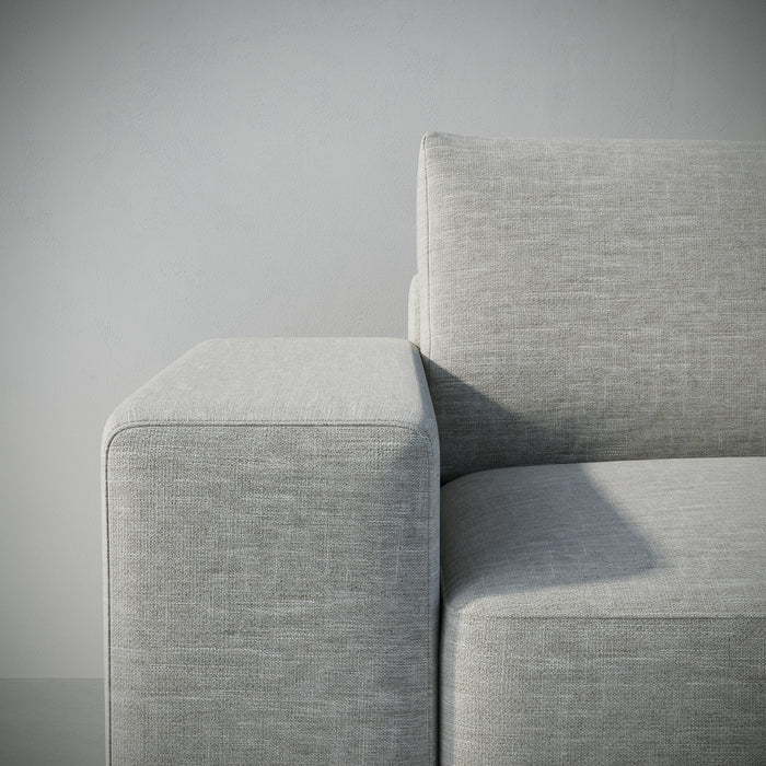 /Light Gray Linen Look