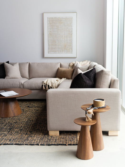 /Beige Linen Look