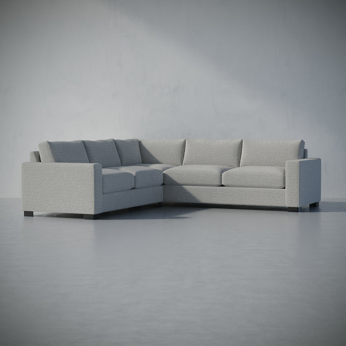 /Light Gray Linen Look