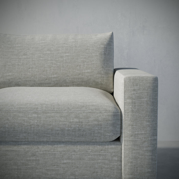 /Light Gray Linen Look