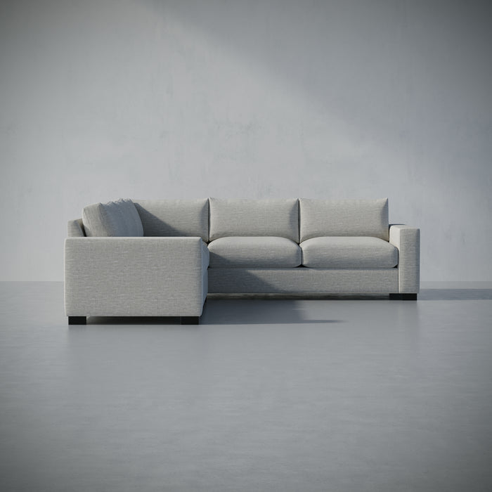 /Light Gray Linen Look