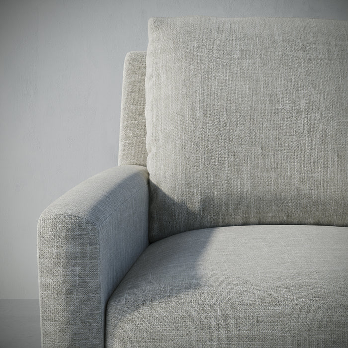 /Light Gray Linen Look