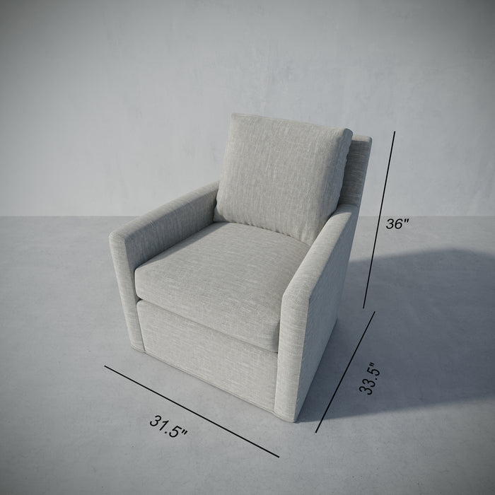 /Light Gray Linen Look
