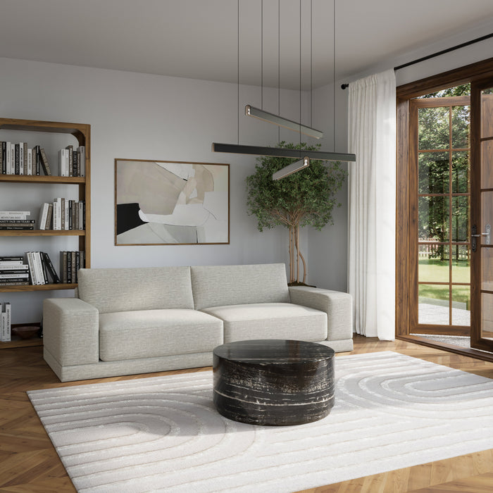 /Drummond Black Marble Coffee Table