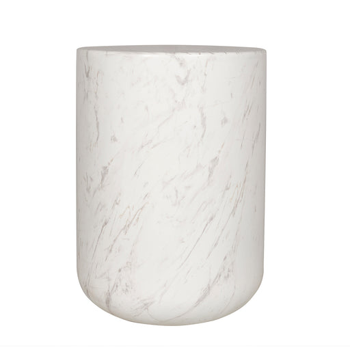 /Bonham White Marble Side Table