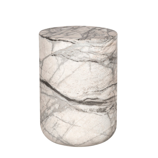 /Bonham Gray Marble Side Table