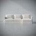 /White Plush Chenille