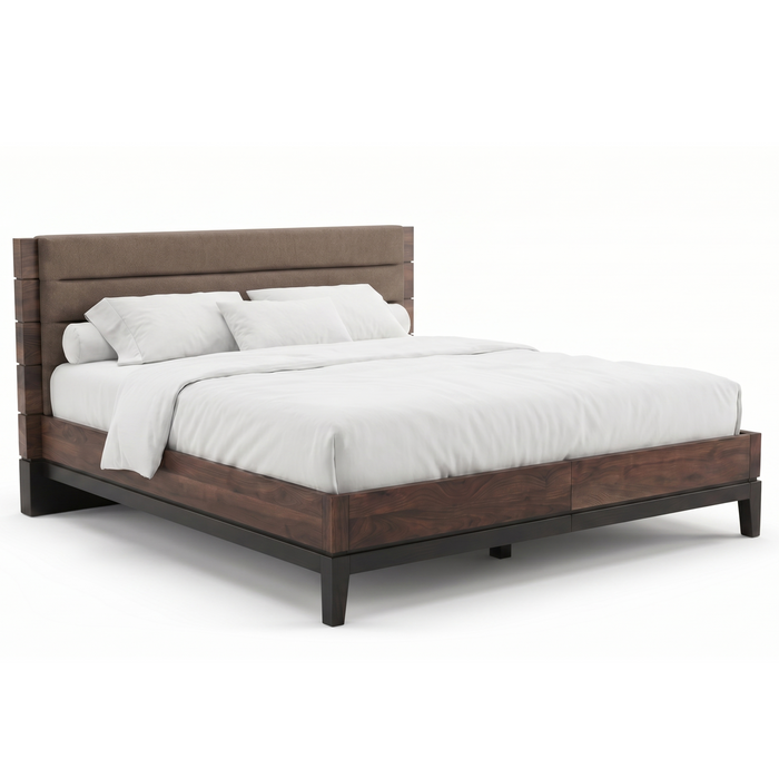 Linea Upholstered Panel Bed