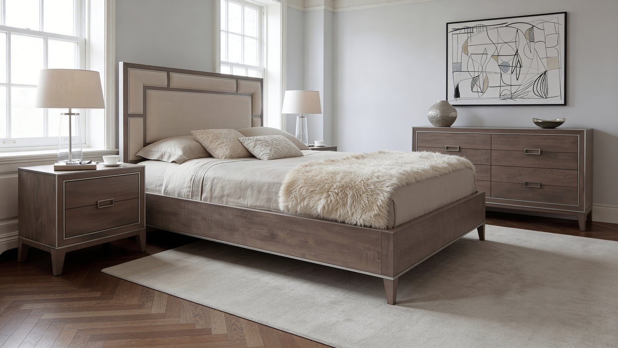Lustre Panel Bed with Fretwork