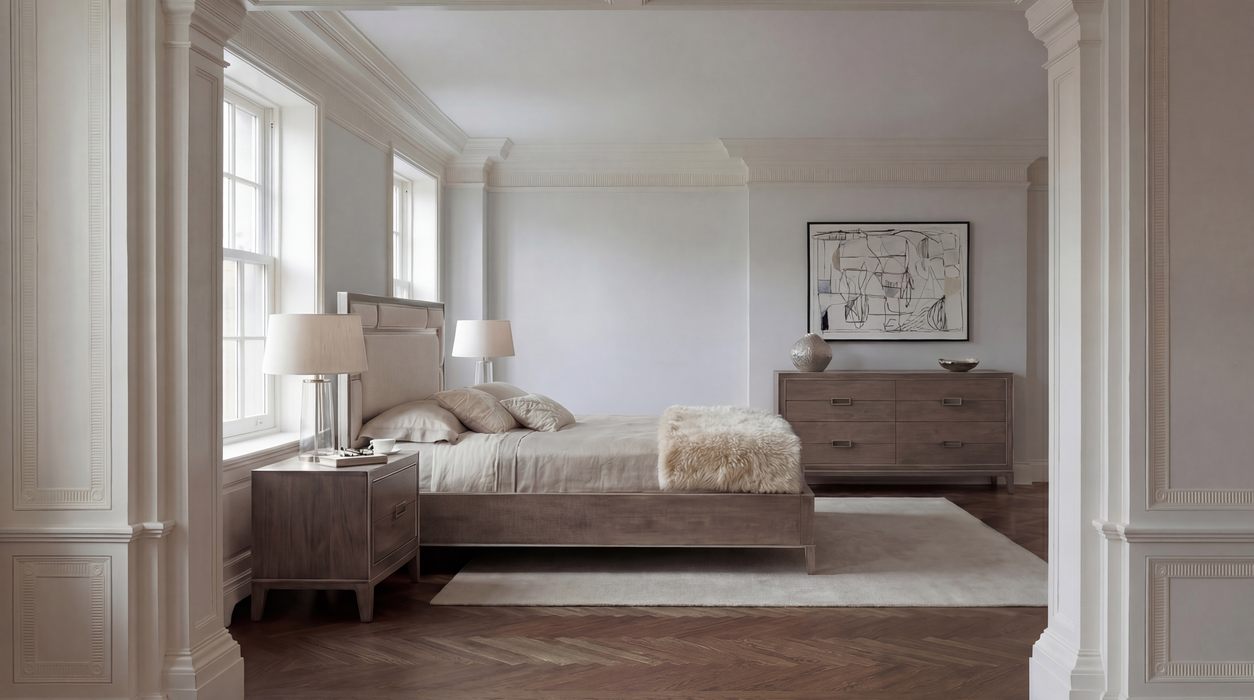 Lustre Panel Bed with Fretwork