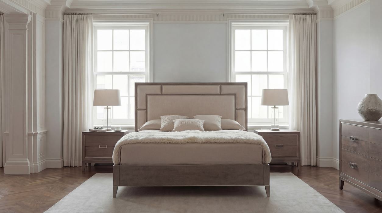 Lustre Panel Bed with Fretwork