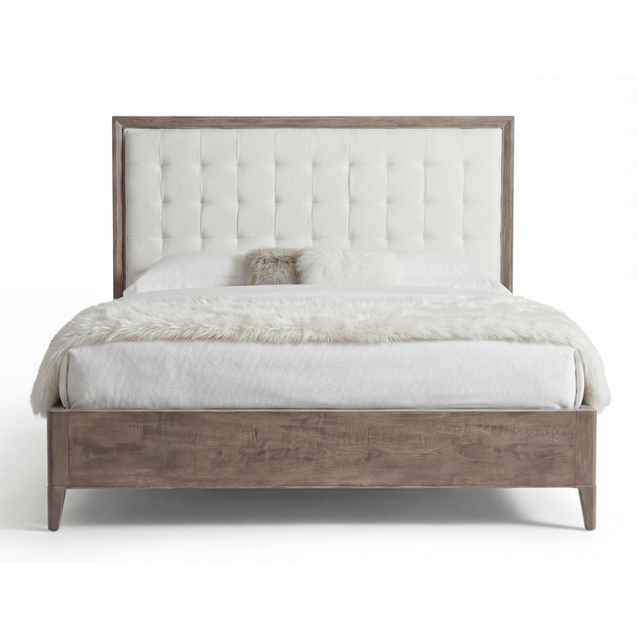 Lustre Panel Bed with Tufted Upholstery (70" High)