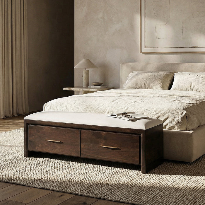 Solaire Storage Bench