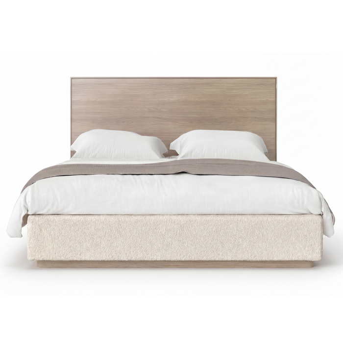 Santal Wood Panel Bed