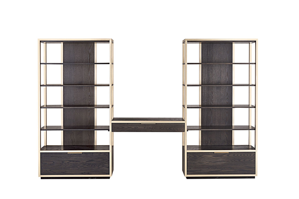 Zenith Bookcase w/ File Cabinet