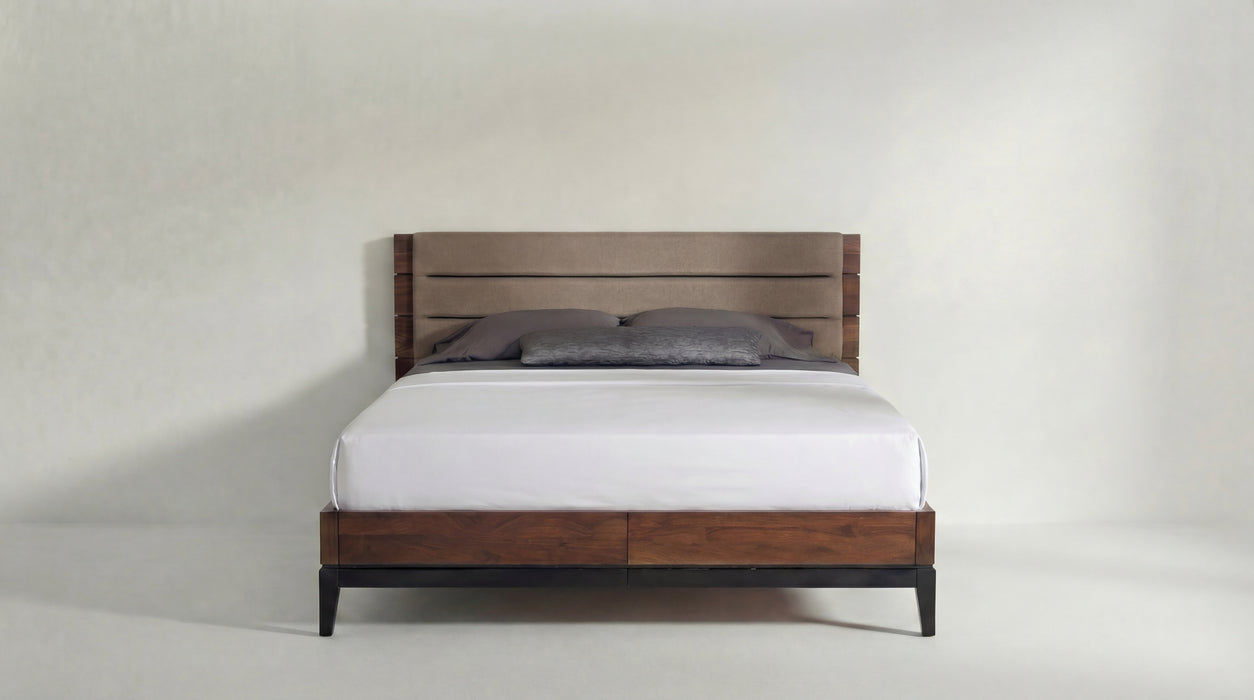 Linea Upholstered Panel Bed